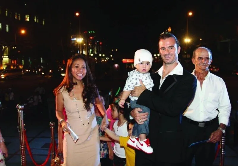 Huỳnh Kesley Alves bên gia đình